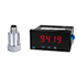 Analizadores de vibracin PCE-VB 120 con ajuste libre de lmite de alarma y unidades de medida mm/s o lnch/s