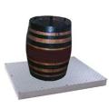 B�sculas para pesar barriles.