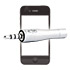 Detectores de ruido micW i436 mini micrófono para iPhone/iPad© y otros aparatos, nivel sonoro máx. 130 dB, omnidireccional