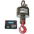 Balanza de gancho PCE-XS 3000 con transmisor de radiofrecuencia de 20 m, con acumulador interno, hasta 3000 kg, para uso industrial.