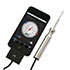 Termómetro de inspección para el iPhone™, larga duración, ideal para revisión de productos congelados