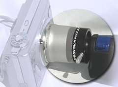 Adaptador para cámaras digitales con todo tipo de videoscopios (para profesionales).