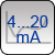Salida analgica 4-20 mA para la indicador de pesaje en acero inoxidable