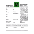 Balanza contadora impermeable: certificado oficial de verificacin.