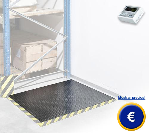 Balanza de suelo verificable hasta 6000 kg