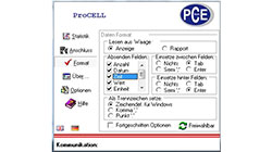 Software ProCell para la balanza para envio con USB