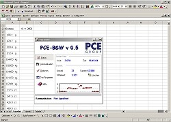 Software de transmisi�n de datos opcional para la balanza para hogar PCE-BSH 6000.