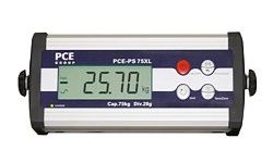 Pantalla de la balanza de plataforma PCE-PS 75XL