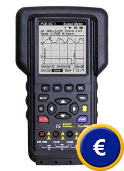 Analizador de espectro PCE-OC 1 con m�ltiples funciones para los electrot�cnicos del sector industrial.