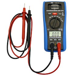 Analizador LAN con cables de medición