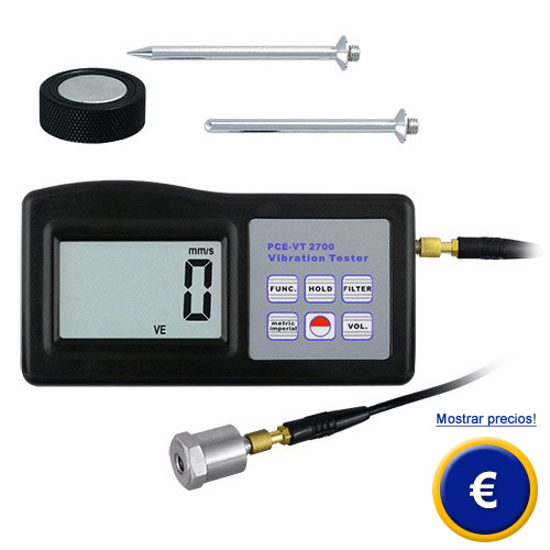 Analizador de vibraciones PCE-VT 2700.
