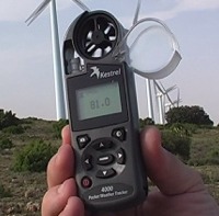 Este anemometro clim�tico puede utilizarse en para varios campos de medici�n.