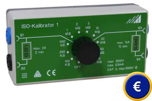 Calibrador de resistencia ISO-Kalibrator 1 universal con un amplio mbito de uso.