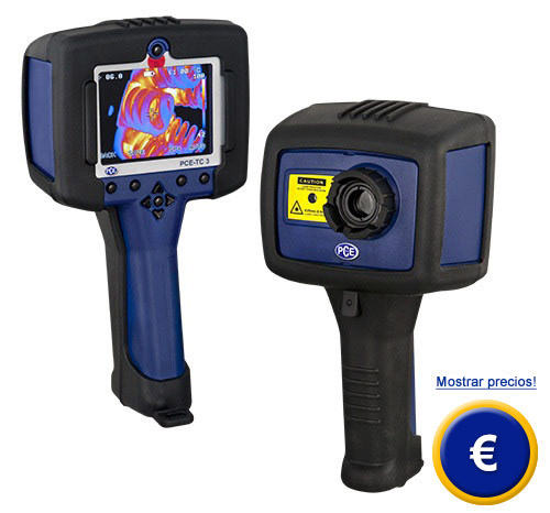 Imagen de la parte frontal y posterior de la c�mara termal