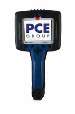 Parte frontal de la c�mara termografica PCE-TC 3.