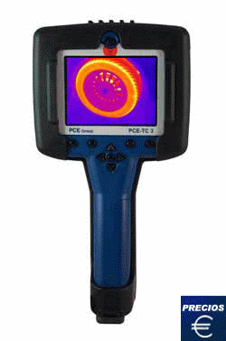 Parte posterior de la c�mara termografica PCE-TC 3.