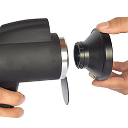 Lente desmontable de la camara termografica PCE-TC 9