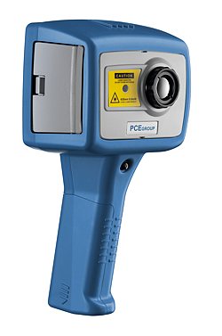 La pantalla de color de 3,5" de la c�mara termogr�fica PCE-TC 4