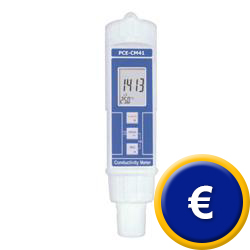 Conductimetro PCE-CM 41 para la medicin de la conductividad EC y TDS.