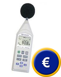 Data logger PCE-353 con memoria de datos y funci�n LEQ.