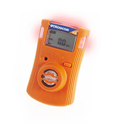 Detector de gas Crowcon Clip en estado de alarma