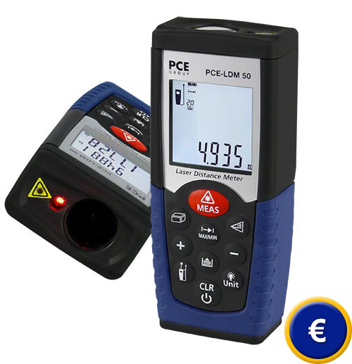 Distanciometro láser PCE-LDM 50