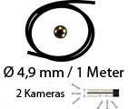 Sonda con dos cámaras para el endoscopio PCE-VE 1036HR-F