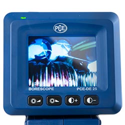 Pantalla del endoscopio PCE-DE 25.