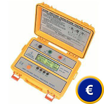 Equipo de prueba de aislamiento Megger
