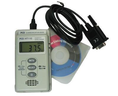 Logger de datos para temperatura (temperatura de aire) y humedad relativa 