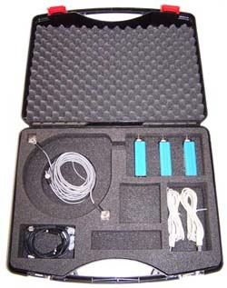 Maletín del acelerómetro de vibración VM-30 para medir en mano y brazo.