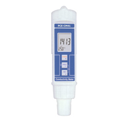 Medidor agua  PCE-CM 41 para la medicin de la conductividad EC y TDS.