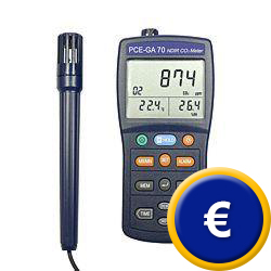 Medidor de calidad de aire PCE-GA 70.