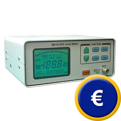 Medidor de campo para TV TM-10 cmodo para la medicin de la intensidad de campo en TV por cable, sistemas de recepcin de TV.