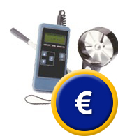 El medidor de aire de rueda alada serie AV-30.