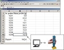 Software para la transmisión de datos con cable RS-232 incluido con el medidor de dureza PCE-HT 200.