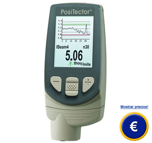 Medidor de espesores de capas con sonda interna.
