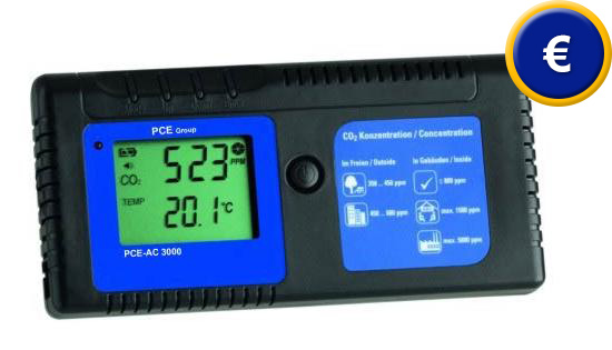 Medidor de calidad del aire PCE-AC 3000