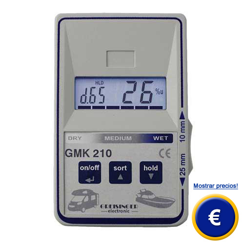 Ms informacin sobre el medidor de humedad para caravanas GMK 210