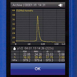 Con el XA1000 podr analizar las curvas de medicin de las mediciones realizadas