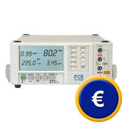 Medidor de potencia PCE-PA 6000