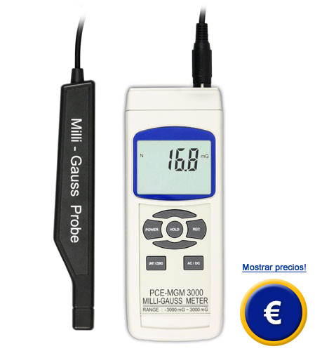 Medidor de radiación PCE-MGM 3000