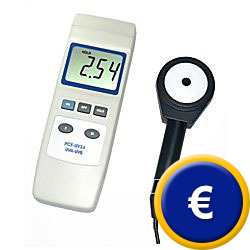 Medidor de radiaci�n PCE-UV34