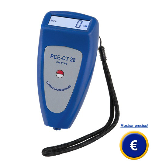 Medidor de recubrimiento PCE-CT 28.