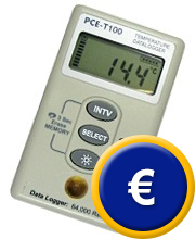 Medidor de temperatura con logger de datos (con gran memoria y pantalla).