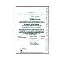 Certificado de recalibracin para el analizador de vibraciones PCE-VT 3700.