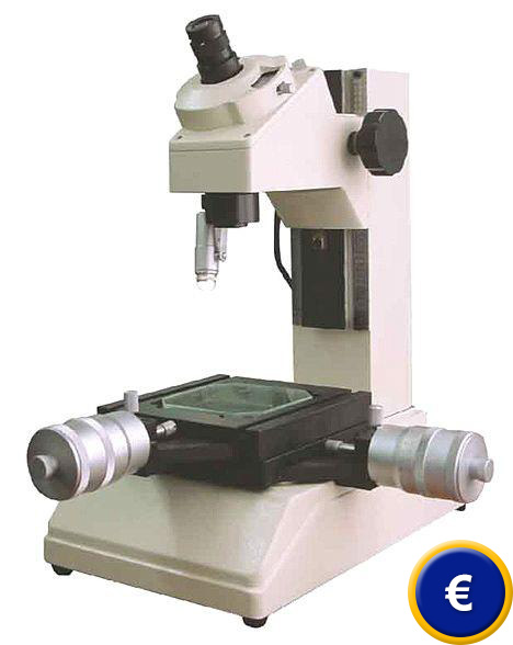 Microscopio de investigación robusto PCE-XM 100 de hasta 150 aumentos.