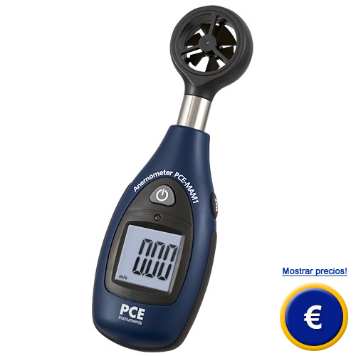 M&aacute;s informaci&oacute;n sobre el mini anemometro PCE-MAM 1