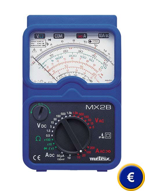 M�s informaci�n sobre el mult�metro anal�gico METRIX MX2B