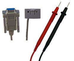 Cables de prueba y cable de datos del multimetro TRMS PCE-UT 61D